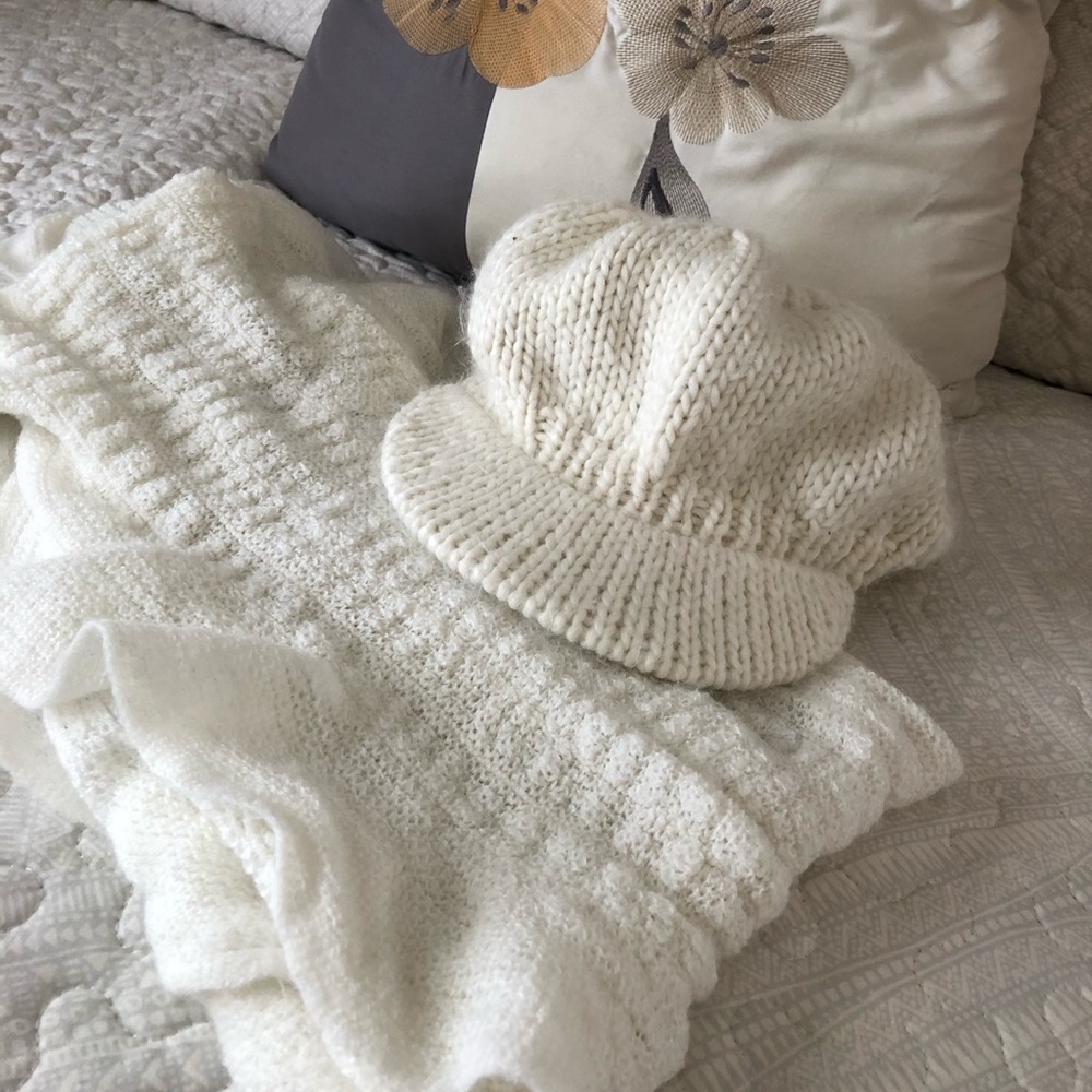Winter scarf and beanie set